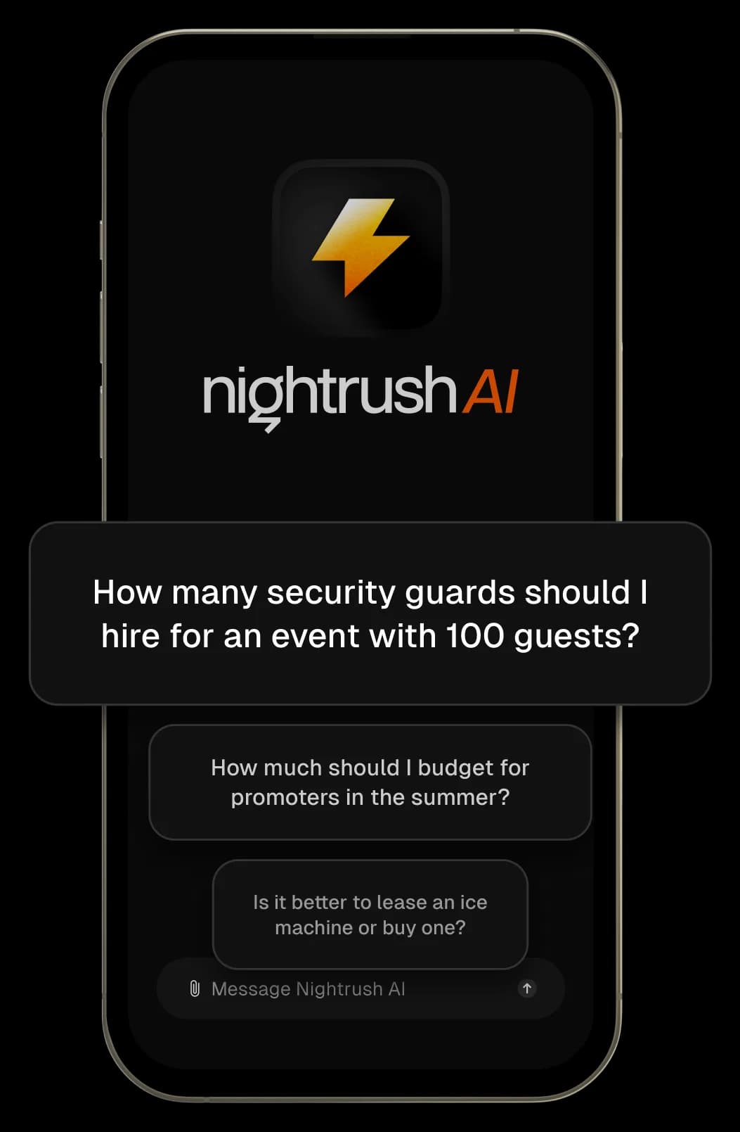 Nightrush AI answers